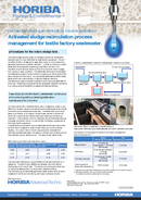 Case study in the wastewater process of a textile factory thumbnail