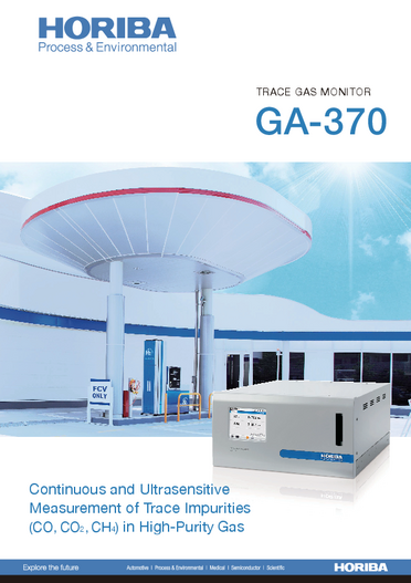 Folleto Analizador de gas de trazas GA-370