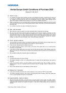Horiba Europe GmbH Conditions of Purchase 2023 (EN) thumbnail