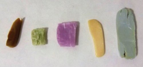 拉曼光谱研的肥皂化合物