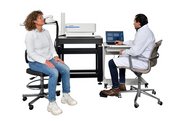 RZ-660 In Vivo Raman Analyzer showing cheek skin analysis with articulated arm